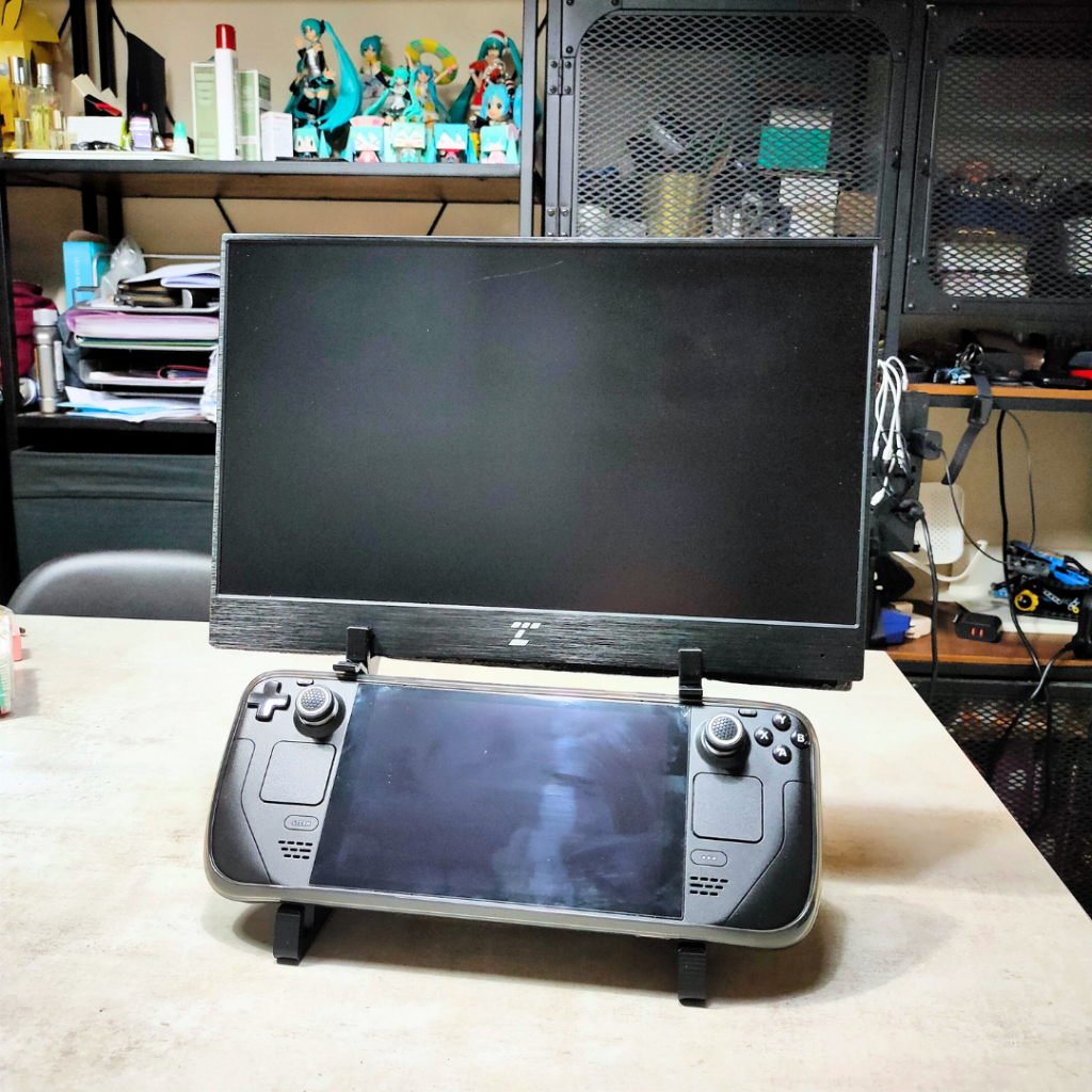 Steam Deck Portable Monitor Stand ขาตั้งจอมอนิเตอร์พกพา Steam Deck [3D Print]