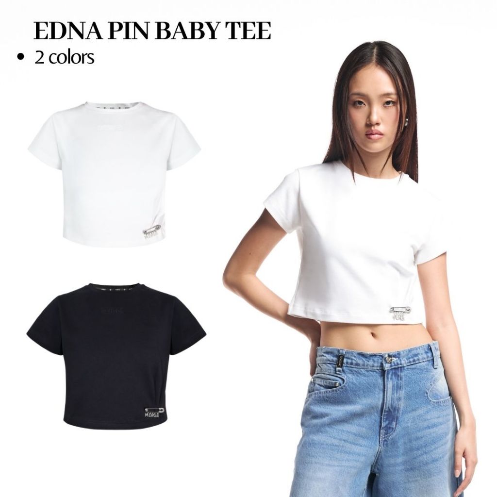Merge Official - Edna Pin Baby Tee (พร้อมส่ง)