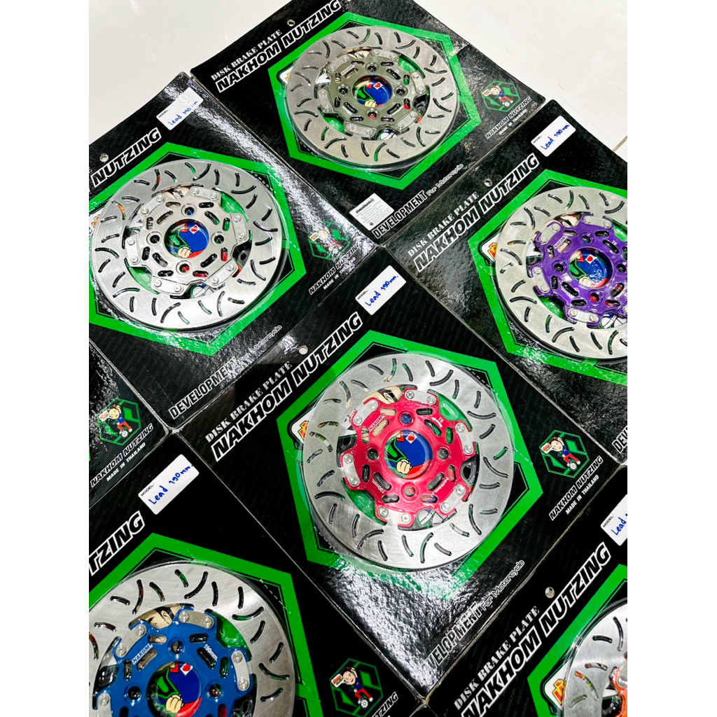 น้าคมน็อตซิ่ง จานสร้างน้าคมหมุดกิ๊ปใบลายNY(ขนาด190mm.) LEAD125 ราคา ถูกที่สุด ดีลบีเคเค แกลเลอรีภาพที่ 7