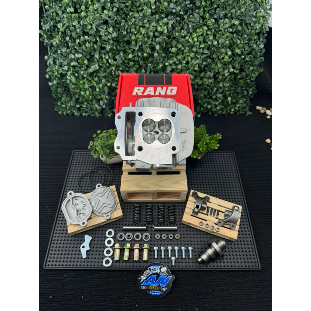 ฝา4V (RANG)ลูก56-70 พร้อมเซ็ทหลังวาล์วจิกเบ้าตามขนาด วาล์ว22-19/ 24-21และ 22-25 ใส่125RSX iบังลม ปลา