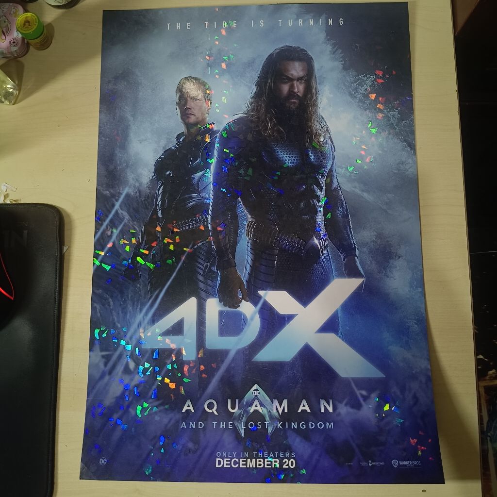 โปสเตอร์หนัง 4DX Poster Aquaman and The Lost Kingdom