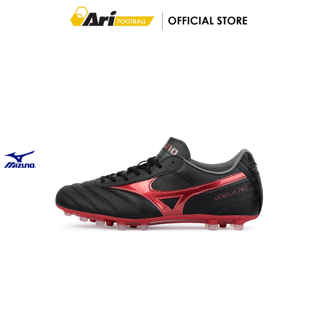 MIZUNO MORELIA II PRO AG - BLACK (P1GA250700) รองเท้าฟุตบอล มิซูโน่ MORELIA II PRO AG สีดำ