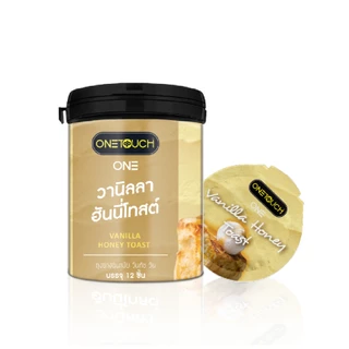 Onetouch ถุงยางวันทัช วัน วานิลลา ฮันนี่โทสต์ ขนาด 53มม 6 กระป๋อง