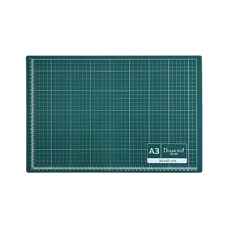 แผ่นรองตัด แผ่นยางรองตัด DIAMOND สีเขียว ขนาด A3 / A4 (จำนวน1แผ่น)