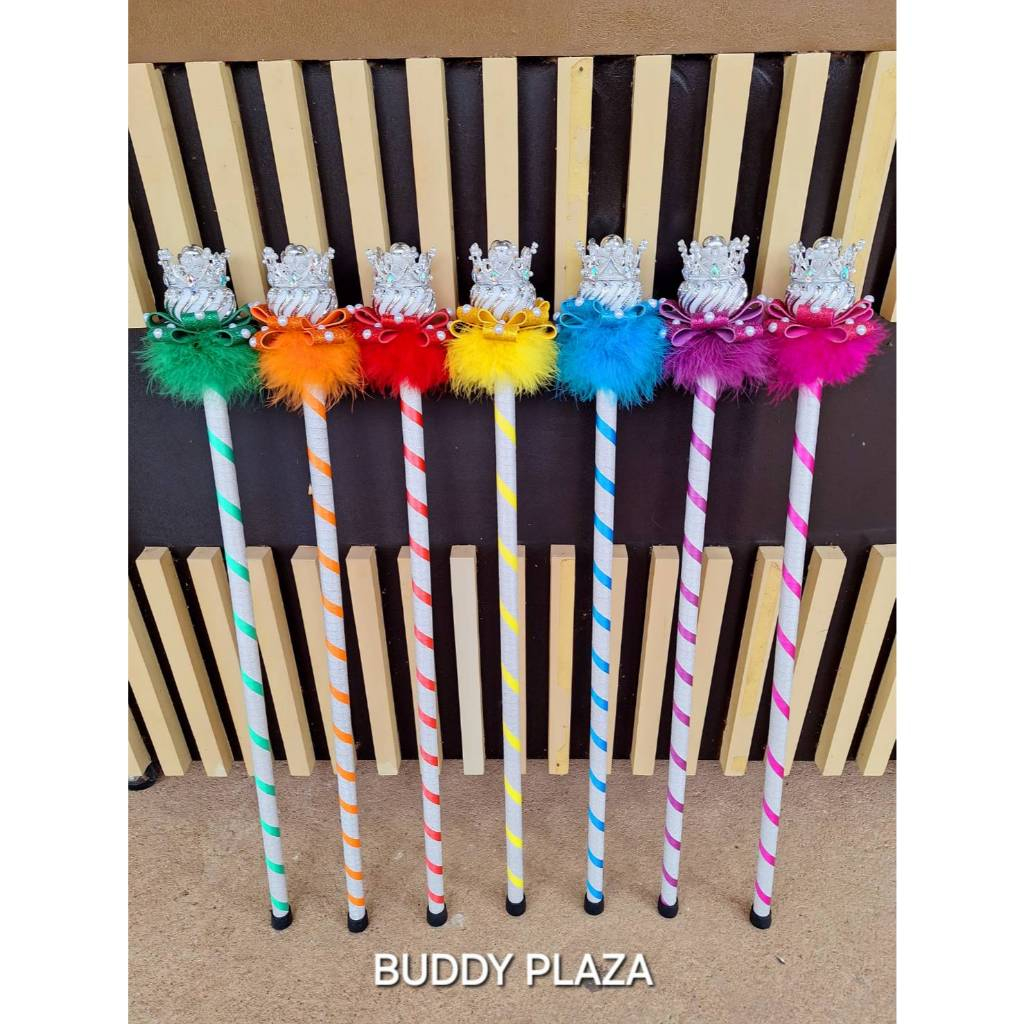 ⚡ไม่เกิน4ไม้ต่อคำสั่งซื้อ⚡ ส่งเร็ว ❤(สูง95ซม.) ไม้คฑาเจ้าหญิง‼️คิดก่อนสั่งเพราะสินค้าทำตามออเดอร์‼️  ไม้คฑาดรัมเมเยอร์ – โปรปัง