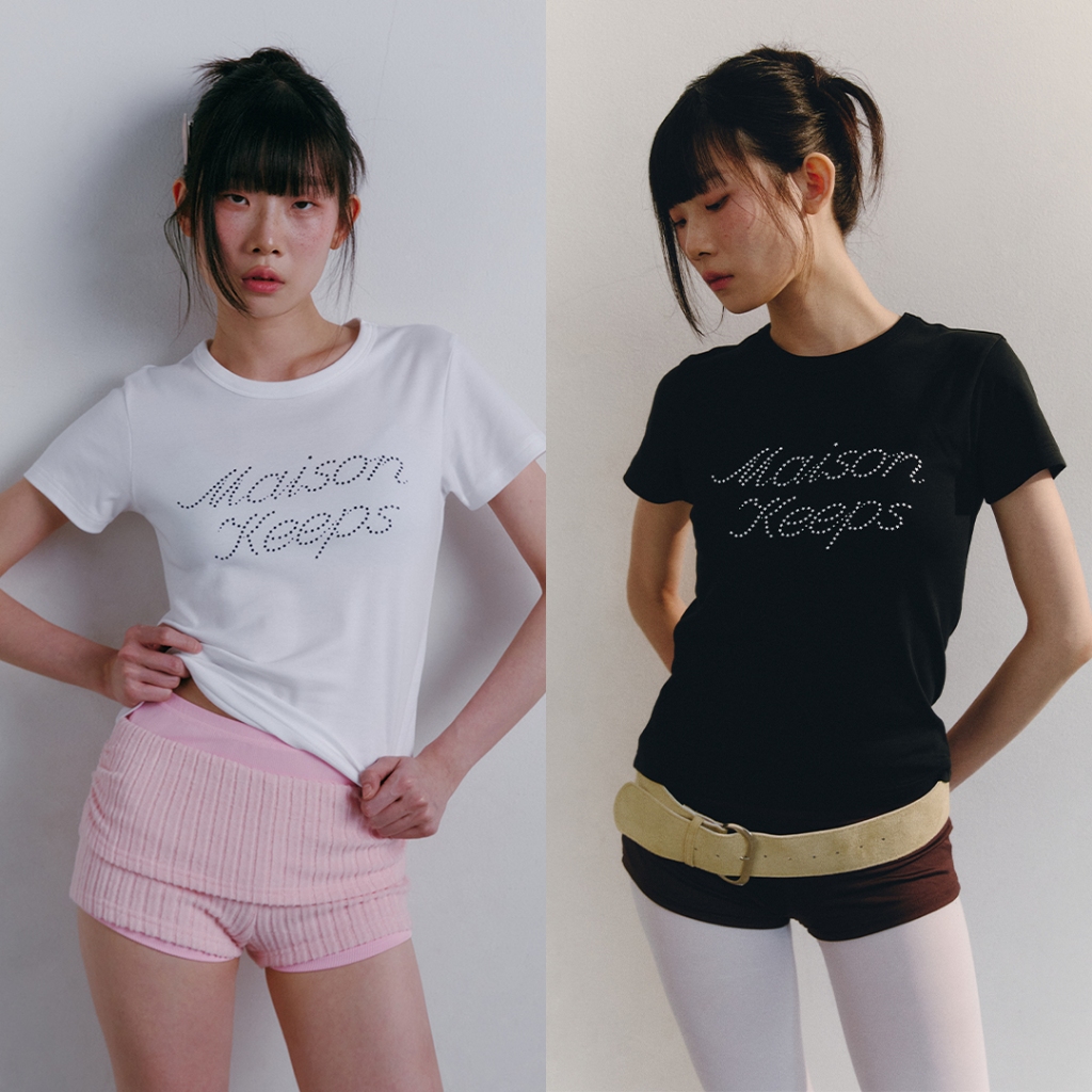 maison KEEPS | The Classic Starry Logo Tee | เสื้อยืดทรง Slim Fit