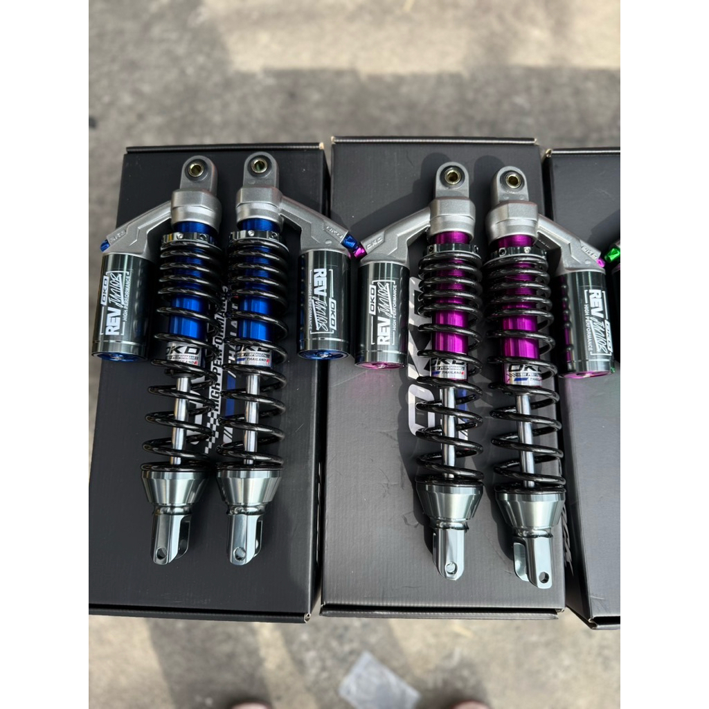 โช๊คหลังOKDรุ่นRevJuniorสำหรับPCX160/150ความยาว330มิล/350มิล