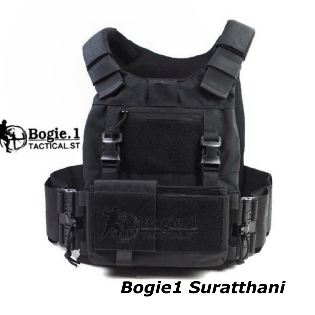 เสื้อเกราะปลดเร็ว รุ่น AHQ07 / 09 Bogie1 มาพร้อมเพ้าหน้า สายโอบปลดไวยางยืด ครบชุด