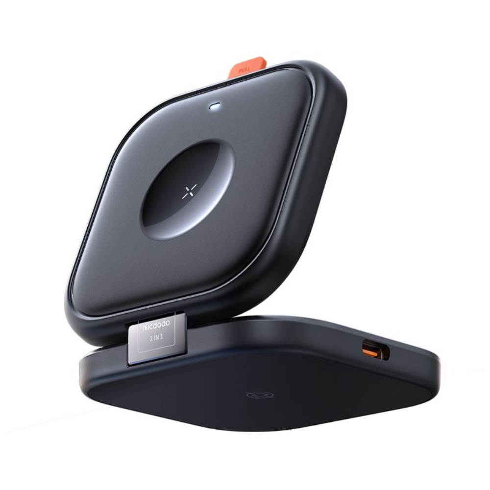 ที่ชาร์จไร้สาย Mcdodo True 2 in 1 Wireless Charging Foldable Station 15W by Banana IT - รูปที่ 2