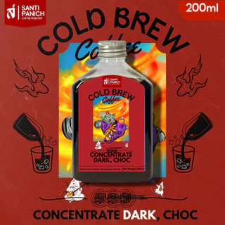 ลองก่อน!! หลงรัก Cold Brew Concentrate 200ml. ขนาดทดลอง By Santipanich เข้มข้น ชงง่าย ได้รสกาแฟทุกหยด