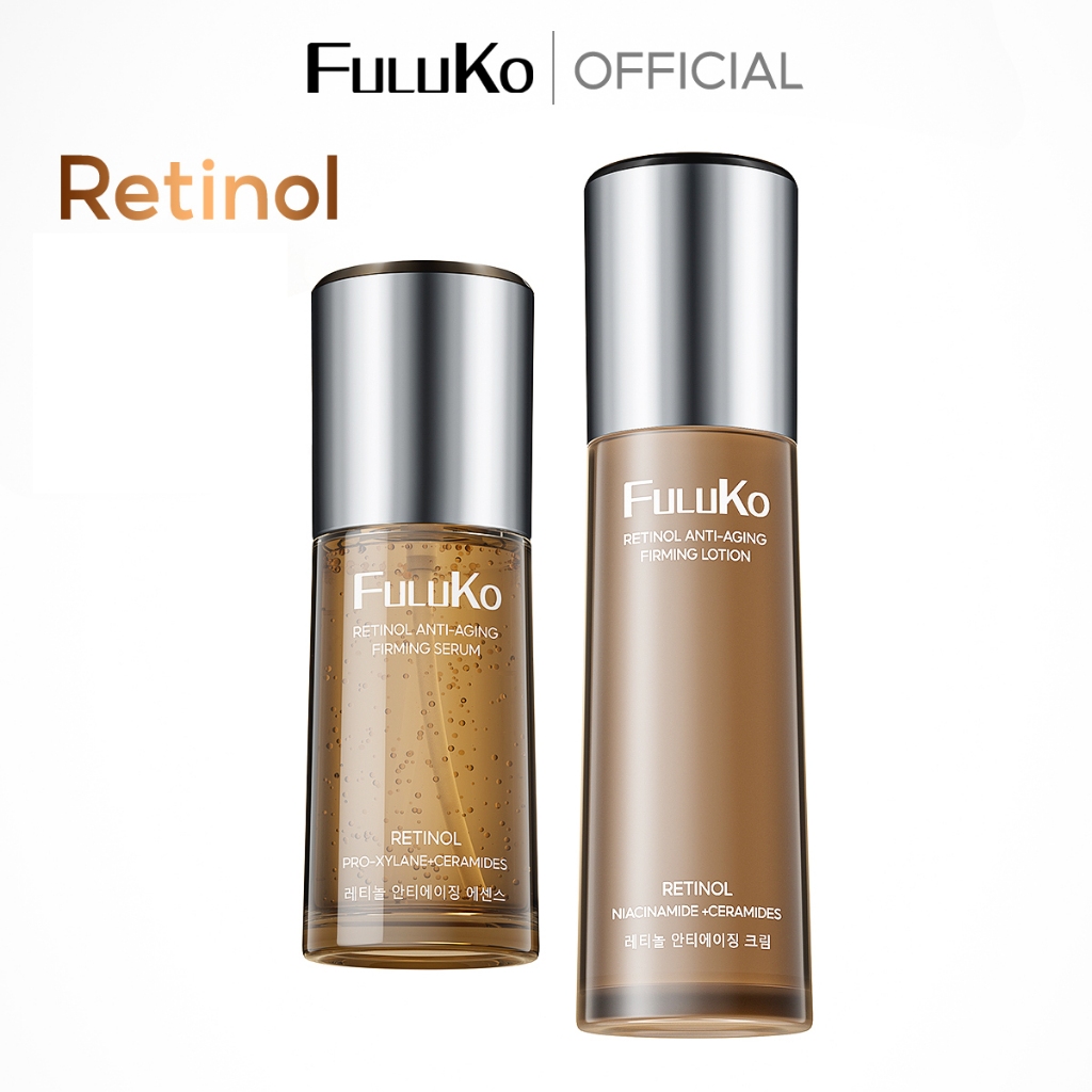 FULUKO 0.4% retinol Anti-Aging essence lotion 100ml + retinol Serum 40ml