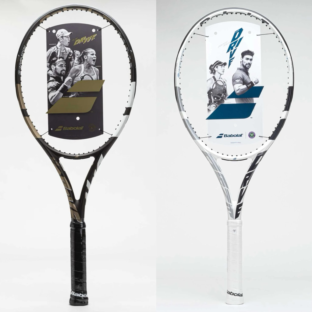 ไม้เทนนิส Babolat Pure Drive Wimbledon 300กรัม  Tennis racket ของแท้ ส่งเร็ว
