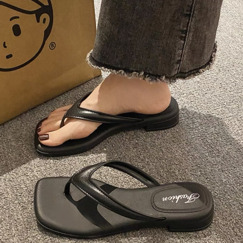 buyplus001รองเท้าแตะผู้หญิง หูคีบ ใส่สบายพื้นนิ่ม แฟชั่นสไตล์เกาหลี  พร้อมส่งในไทย S-221