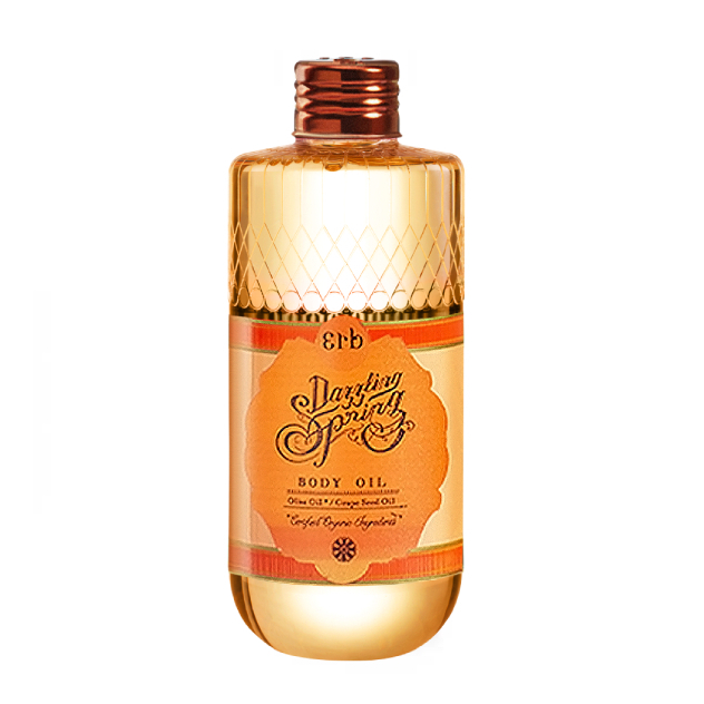 Erb Dazzling Spring Body Oil 230ml.ออยล์ทาผิว กลิ่นสวีทออเรนจ์ เพิ่มความยืดหยุ่น ผิวชุ่มชื้นยาว
