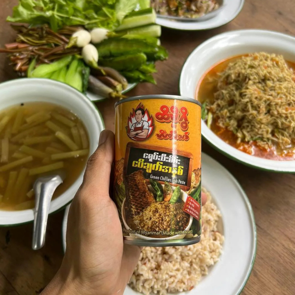 น้ำยาขนมจีน ยี่ห้อ ธิมิกุ้ย  Hteet Meet Gweet  Moe Hin Ka,chin maung kyaw and nga pi chat (1pcs)