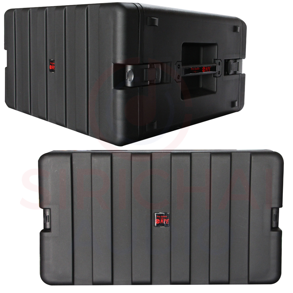 แร็คPP6U NPE รุ่น Rack ABS 6U ลึก 19" PP-6U (บุยางรองด้านใน)