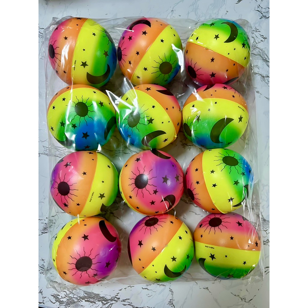 🌷ยกโหล 🌷 บอลบีบมือ ขนาด 7.7 cm. ราคาส่ง D0007