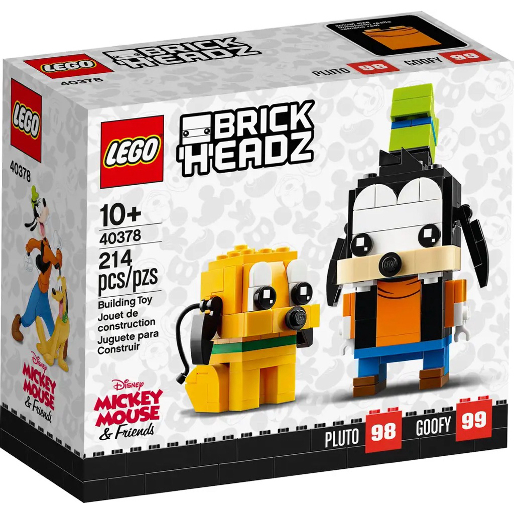 Lego BrickHeadz 40378 Goofy & Pluto (พร้อมส่ง)