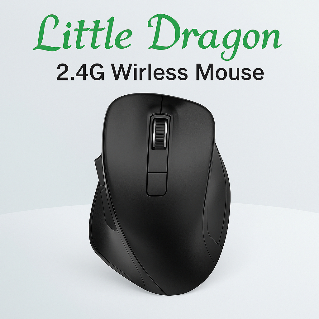 Mouse Wireless 2.4G เมาส์ไร้สายดีไซน์หรู พกพาสะดวก ใช้งานได้ทั้งทำงาน เล่นเกม หรือเรียนออนไลน์ พร้อมแบตในตัว