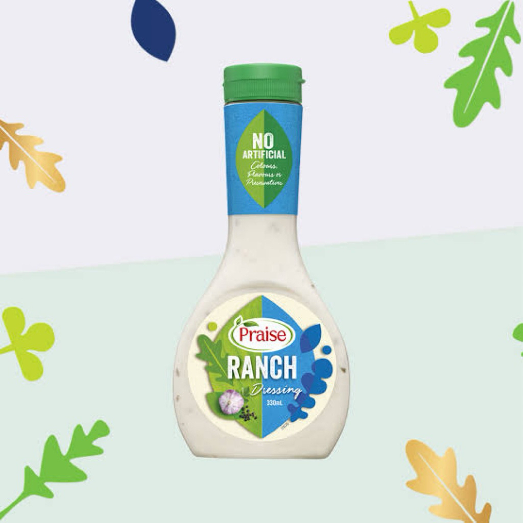 east Praise Ranch dressing 330g  น้ำสลัดแรนช์ นำเข้า แท้ พร้อมส่ง