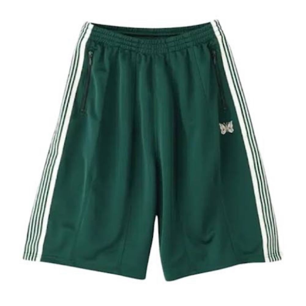 NEW !!!NEEDLES TRACK PANTS SHORTS POLY SMOOTH