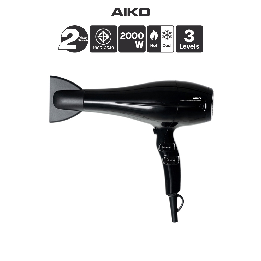 AIKO AK-6719 ไดร์เป่าผม ไดร์ไอออนประจุลบ Lonic Air Dryer 2200 W