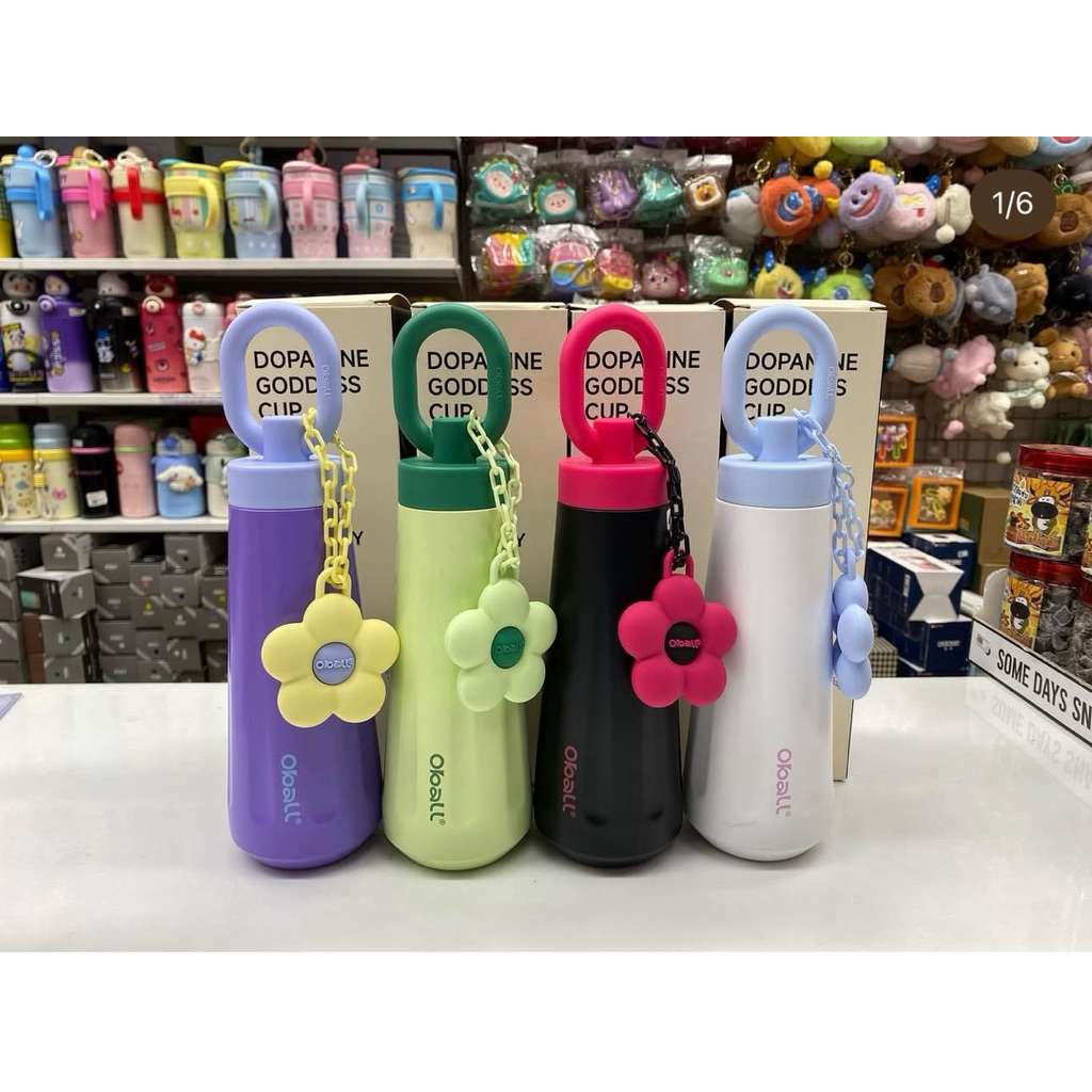 Oball ขวดน้ำขนาดพกพา 500 ml วัสดุสแตนเลส 316 ใส่ชามะนาว น้ำผลไม้ น้ำอัดลม ชา กาแฟ ได้ พกพาสะดวก น้ำห