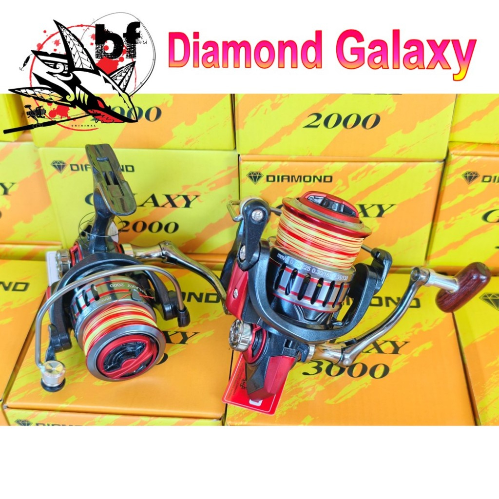 รอกสปิน รอกไดม่อน Daimond Galaxy อัตราทด 5.2:1 ลูกปืน 3BB