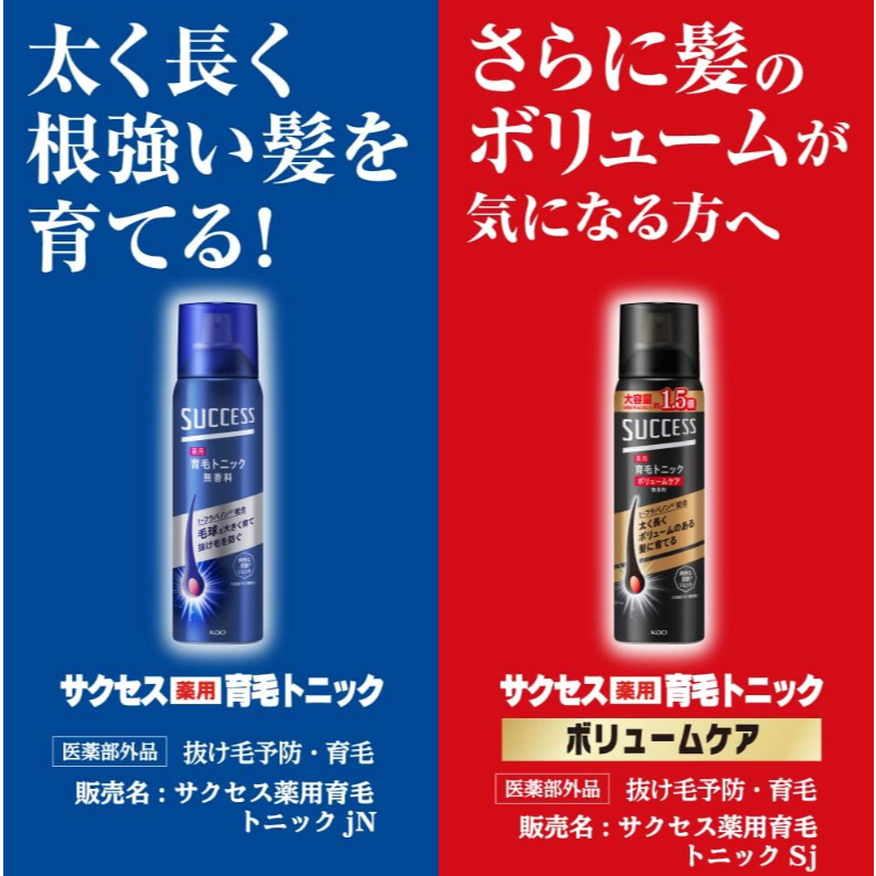 Kao Success Medicated Hair Growth Tonic ผมร่วง ผมบาง ต้องจัดโทนิคปลูกผมป้องกันผมร่วง ใช้ได้ทั้งผู้หญิงและผู้ชาย