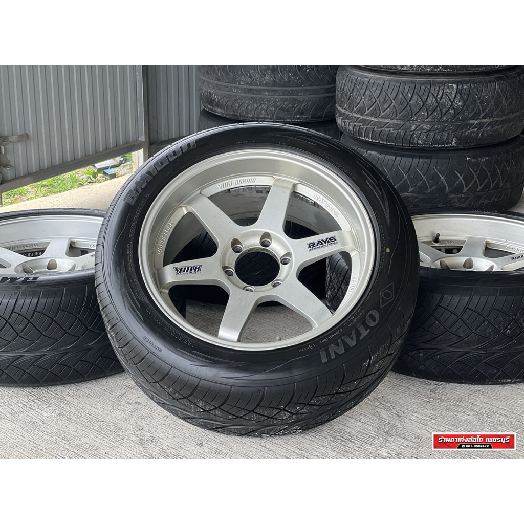 ล้อขอบ20 6รู TE37 japan พร้อมยาง265-50-20 ปี22