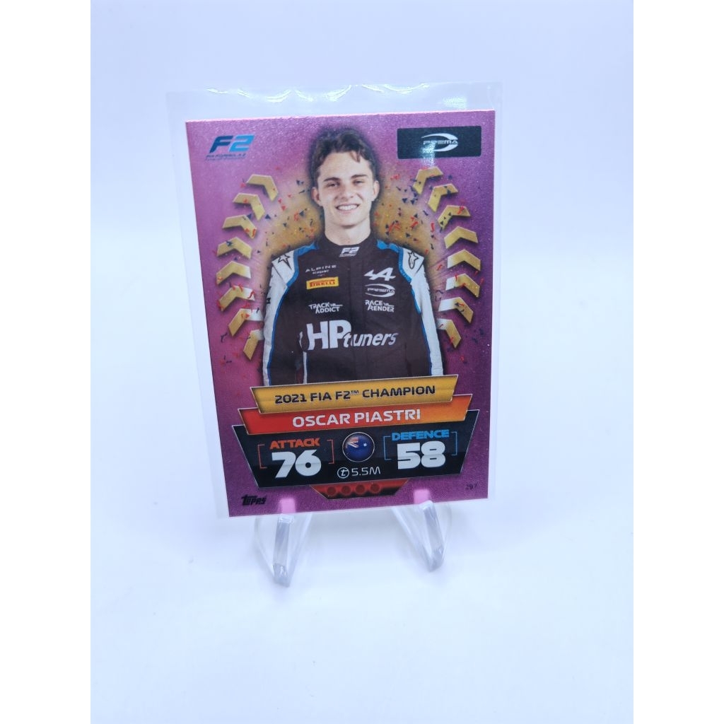 การ์ด f1 topps turbo attax 2022 oscar piastri