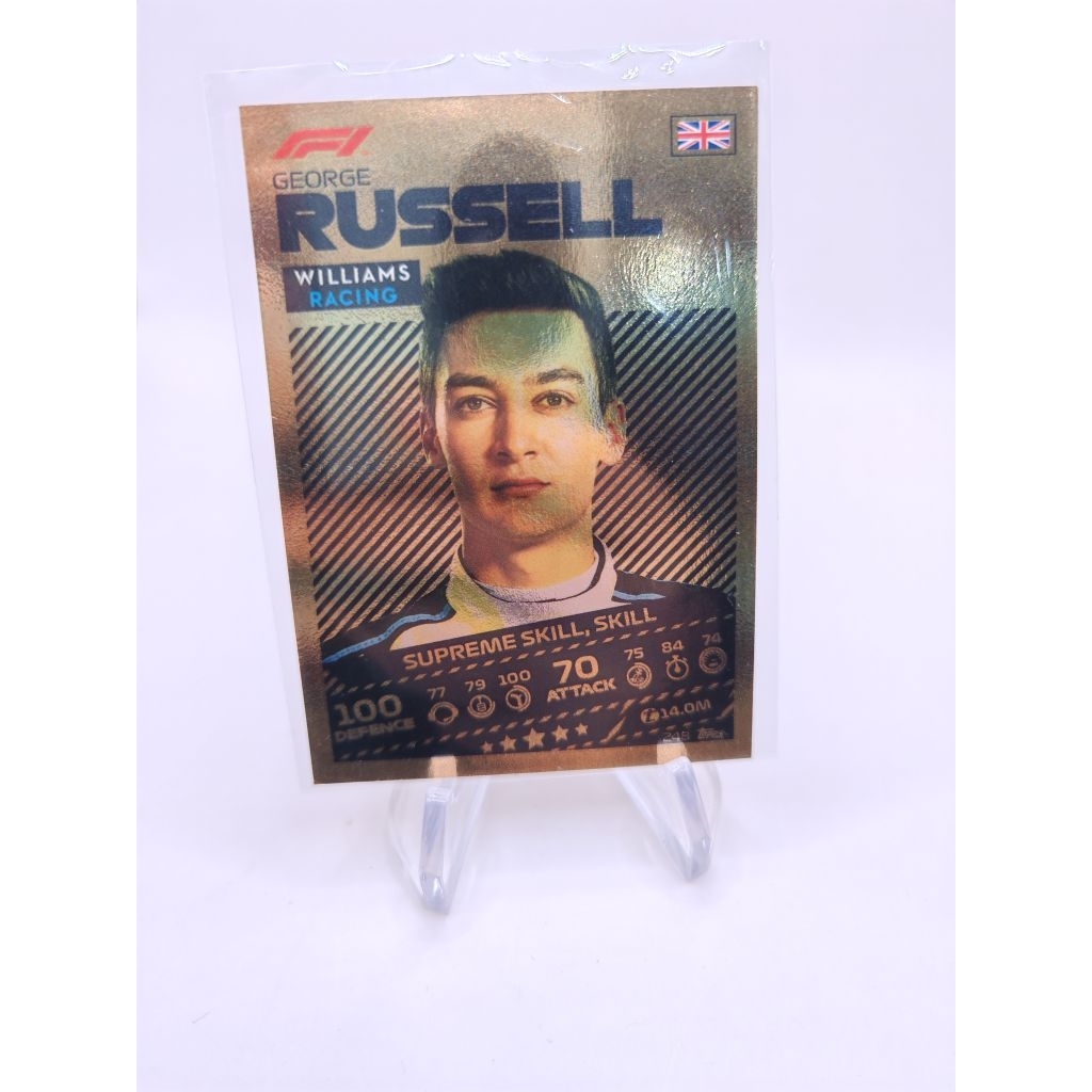 การ์ด f1 topps turbo attax 2021 george russell