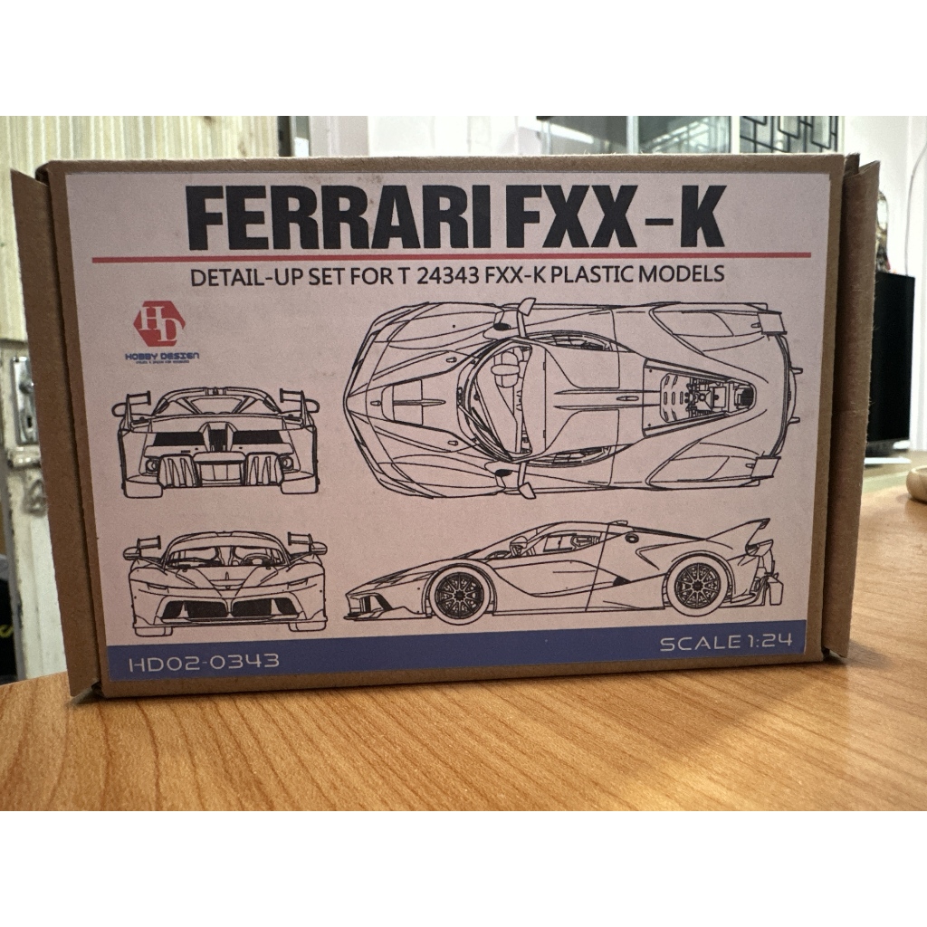 HD HD02-0343 Ferrari FXX K - Detail Up Set for Tamiya 24343 1/24