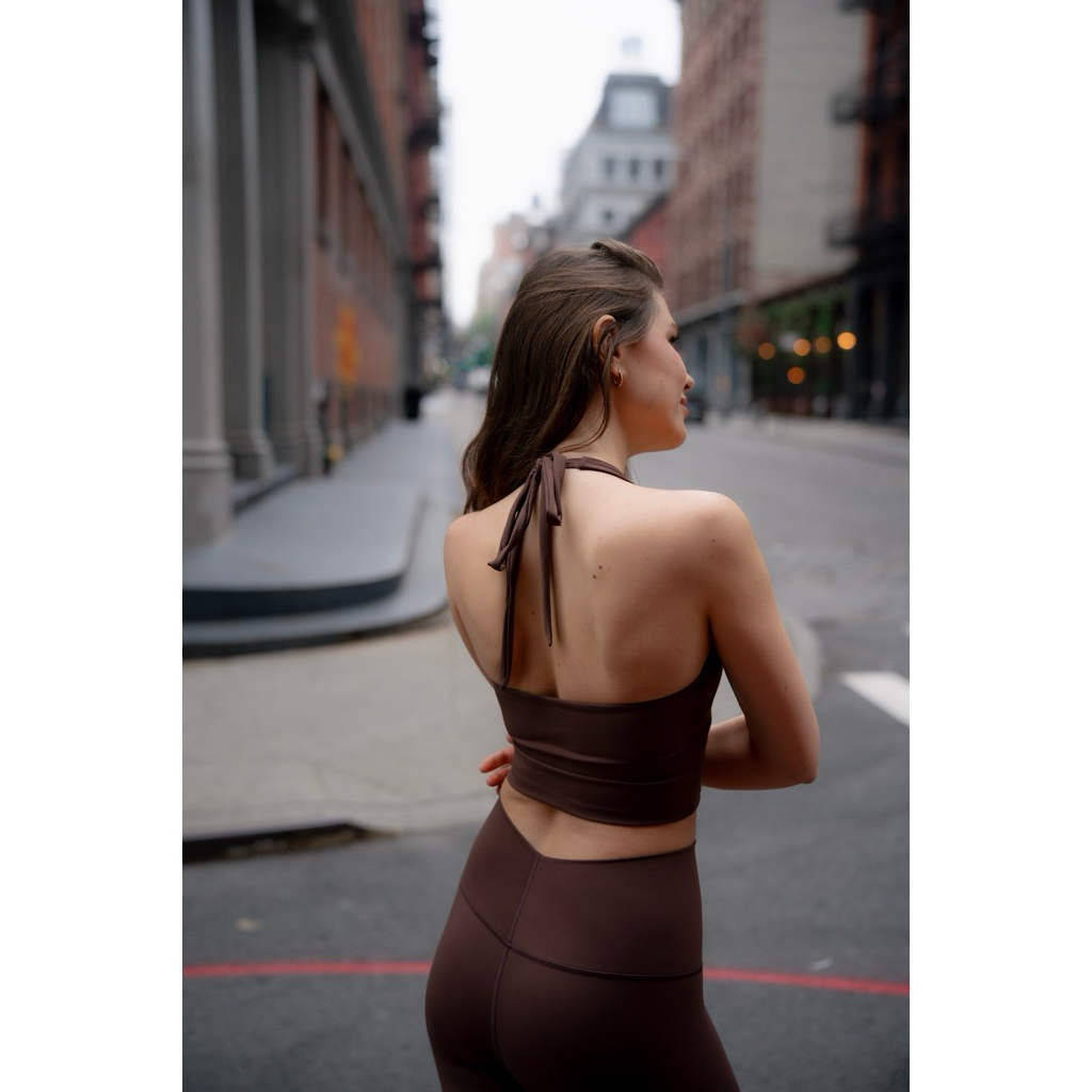 City Girl Sport Bra - บราออกกำลังกาย โยคะ พิลาทิส ผ้ายืด มีฟองน้ำในตัว