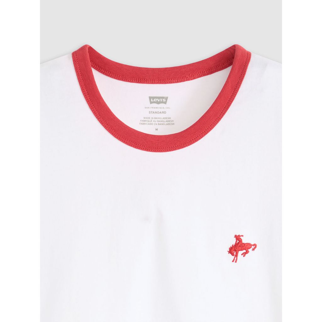 เสื้อยืดผู้ชาย Levi’s® Men’s Retro Embroidered Ringer Tee ราคา ถูกที่สุด ดีลบีเคเค แกลเลอรีภาพที่ 4