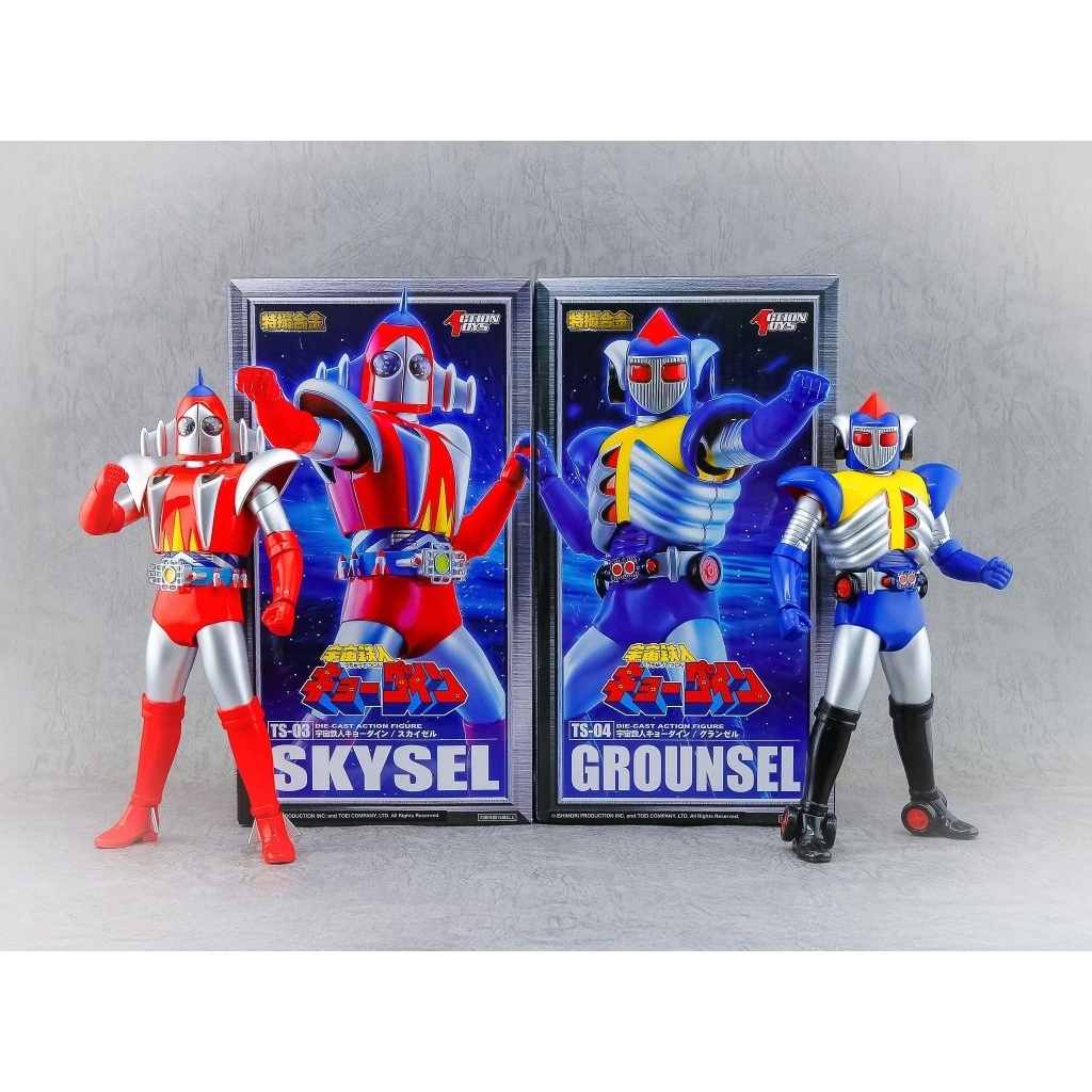 [พร้อมส่ง] ACTION TOYS : ACTION GOKIN Series SKYZEL & GROUNZEL + Groun Car & Sky Missile + Sky Jet &