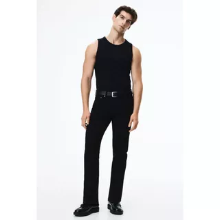 H&M(เอชแอนด์เอ็ม) กางเกงยีนส์เอวปกติทรงตรง Men Straight Regular Jeans 1008549_17