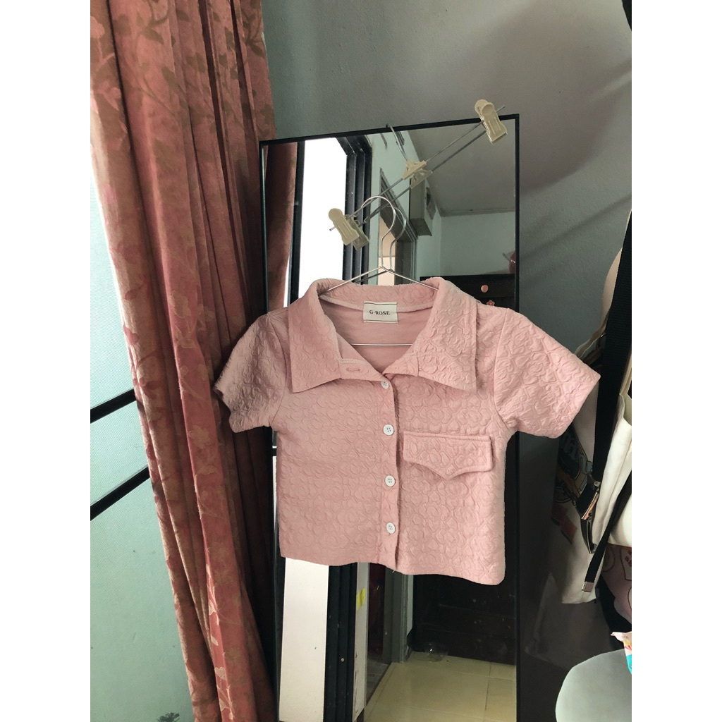 🍅🪻เสื้อครอป G-ROSE🍅🌼✨