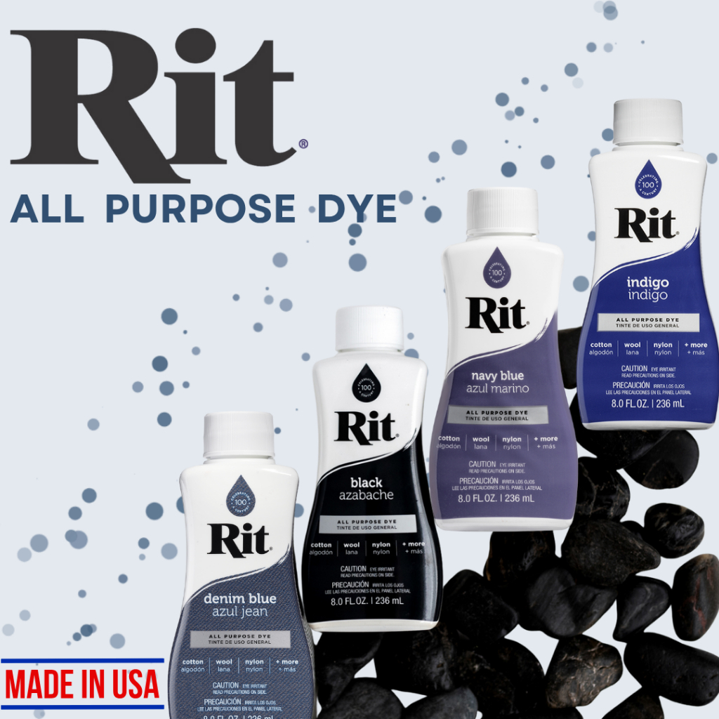 Rit All-Purpose Dye 236ml สีย้อมผ้าคุณภาพสูง สีติดทนนาน ใช้งานง่าย Made in USA