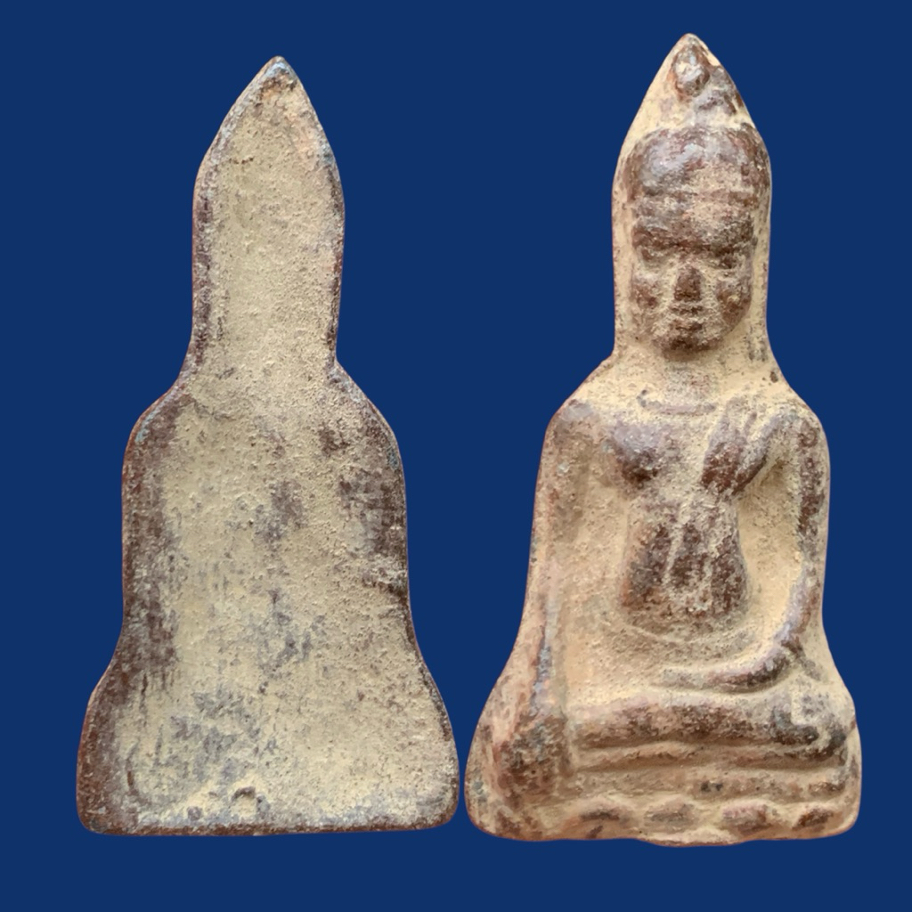 พระหูยาน เนื้อตะกั่วชิน  กรุวัดพระศรีรัตนมหาธาตุ ลพบุรี ส่งตรงปก i618