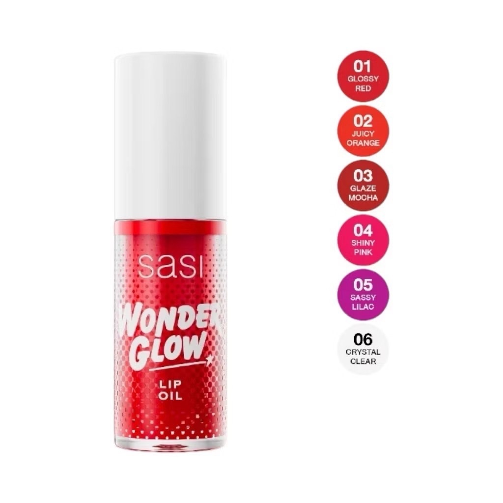 SASI Wonder Glow Lip Oil ศศิ วันเดอร์ ลิป ออยล์ 4g ศศิ วันเดอร์ โกลว์ ลิป ออย