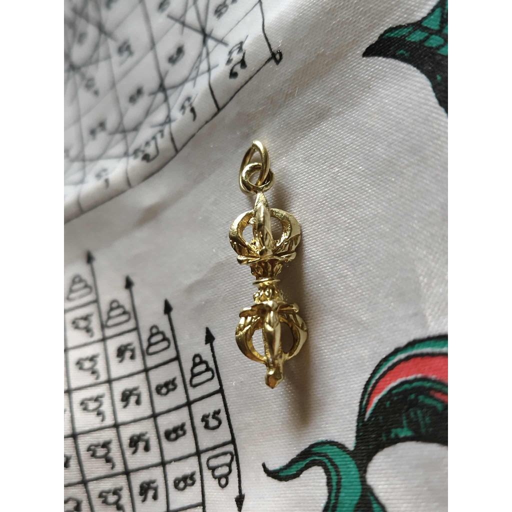 จี้วัชระ อาวุธเทพ จี้ทองเหลือง เครื่องราง ทองเหลือง Amulet จี้ขนาดเล็ก