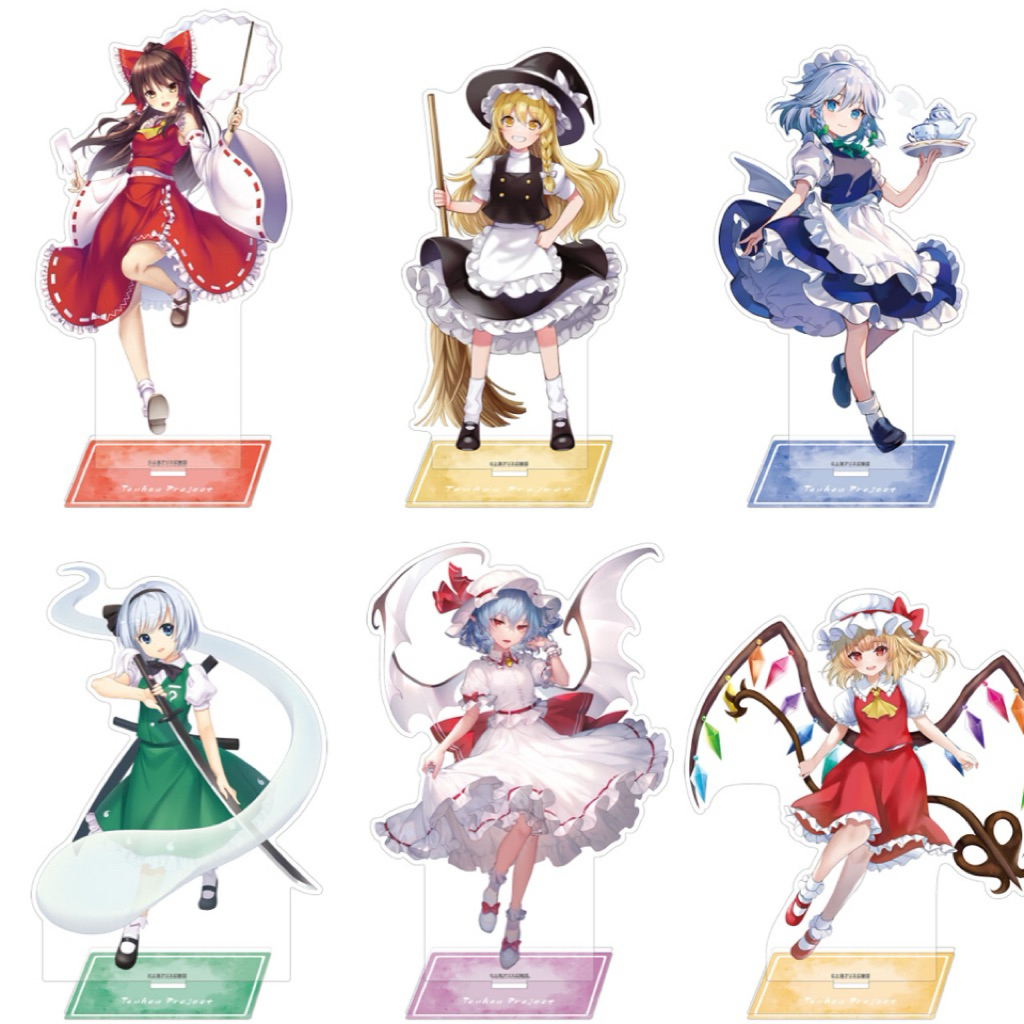 สแตนอะคริลิค เรย์มุ&ซาคุยะ&เรมิเลีย -โทโฮโปรเจกต์[Touhou Project Acrylic Stand - Reimu&Sakuya&Remilia]