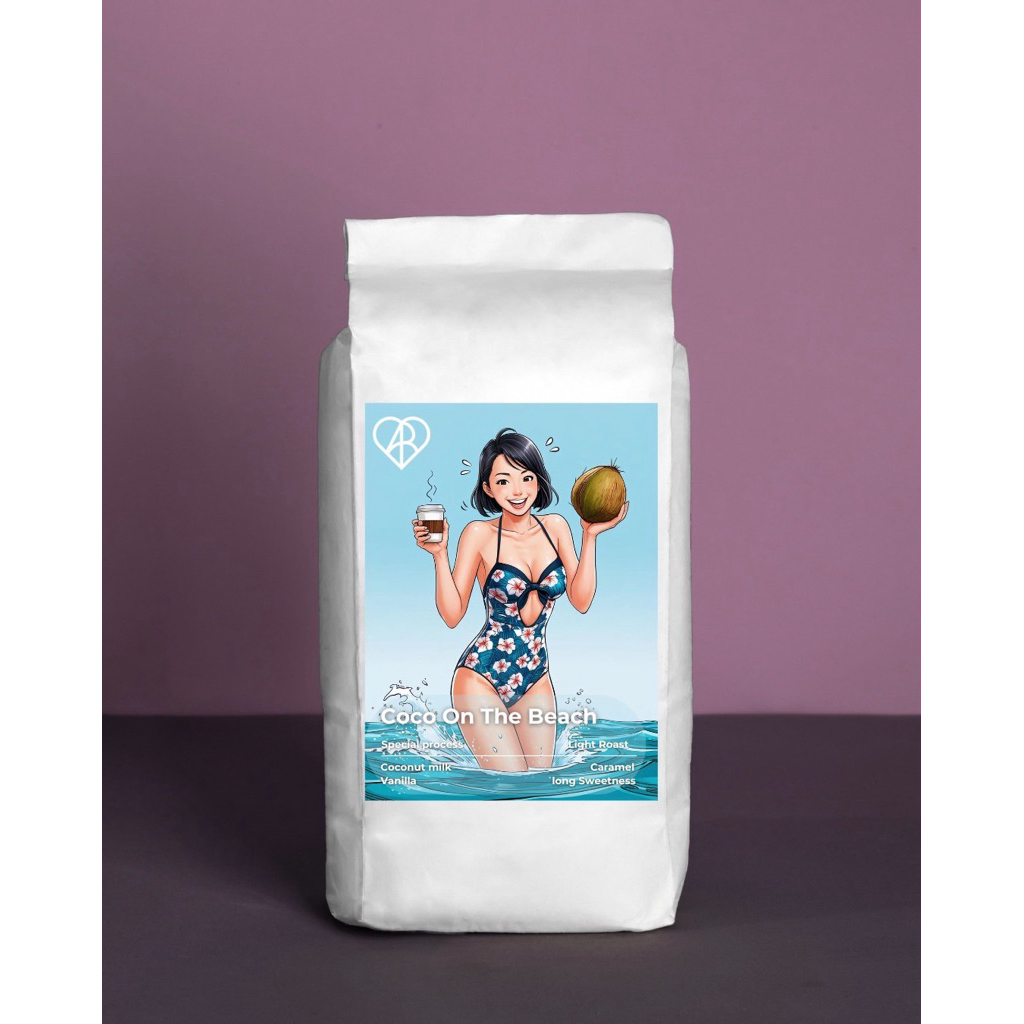 เมล็ดกาแฟ Coco on the beach 100g