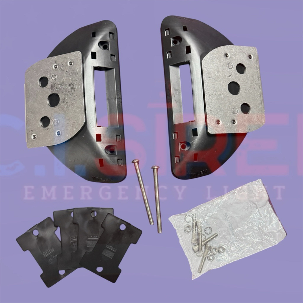 Whelen ขายึดไฟเตี้ย ขายึดไฟ Whelen  KIT, LOW PROFILE MTG FOOT  1 คู่🇺🇸