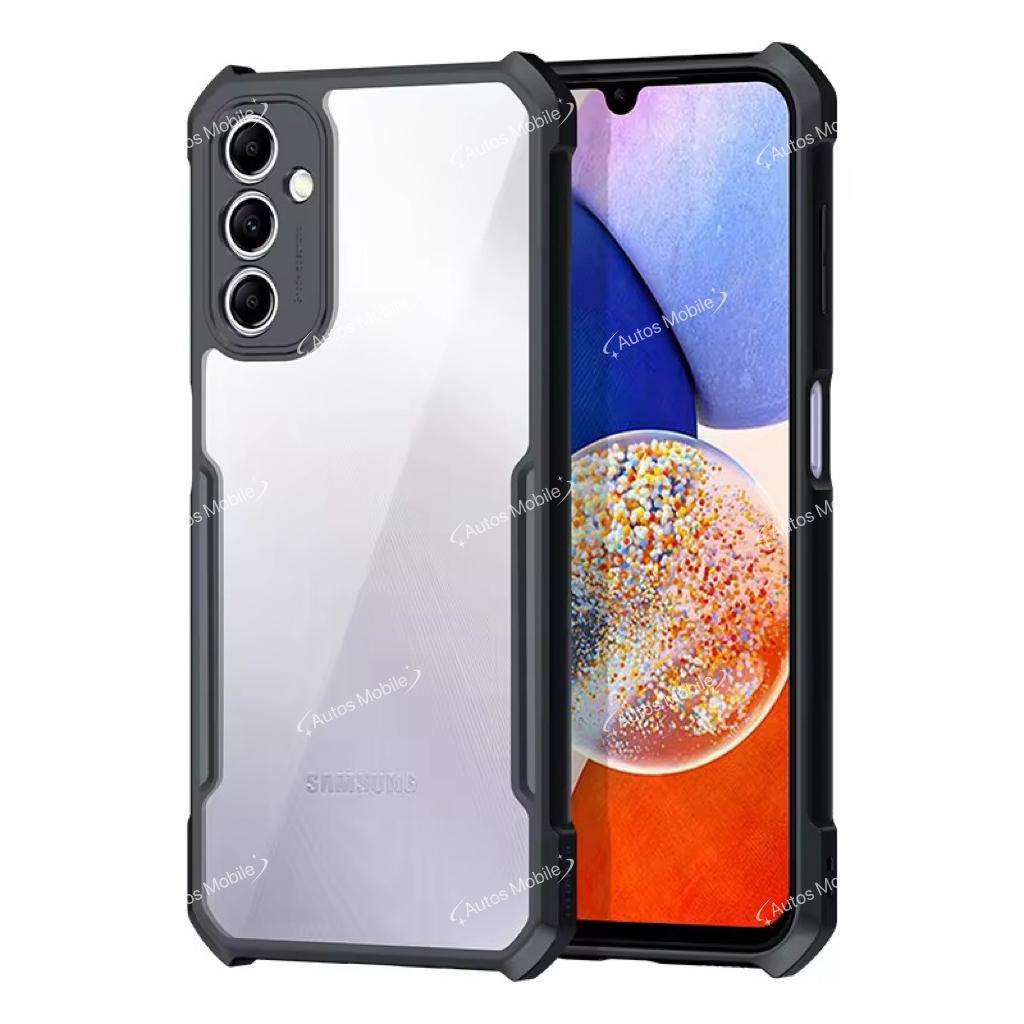 HHLเคสขอบสีหลังใส กันกล้อง สำหรับSamsung A57 S25FE A07 A17 A56 A16 A06 A36 A26 A55 A35 A25 A15 A14 A34 A54 A24 เคสใส