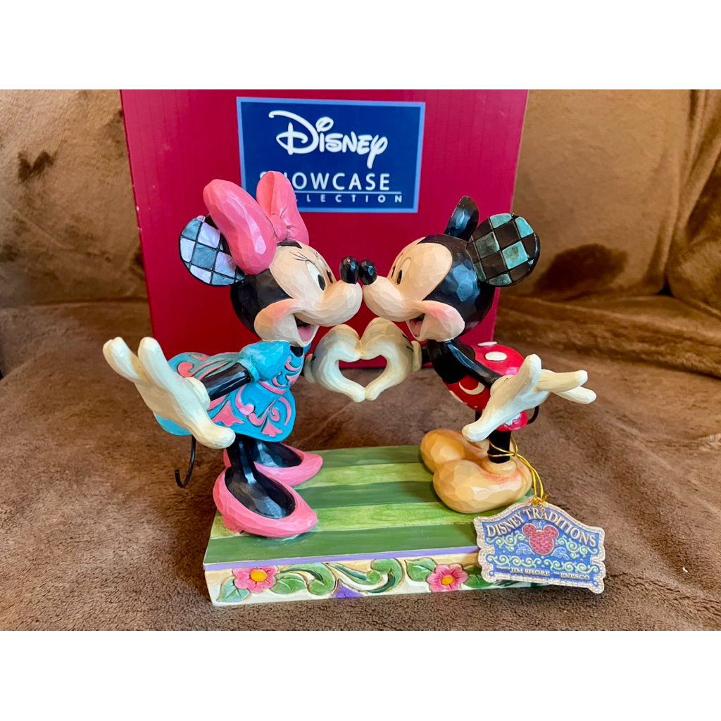 [พร้อมส่ง] Mickey and Minnie, Jimshore, Disney Showcase NEW in box