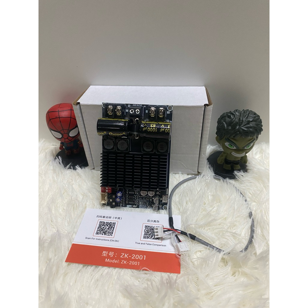 ZK 2001 แท้ 100% แอมป์ขับเบส TPA3221 100W*2 DC18-30v แอมป์แยกซับ แอมป์ขับซับ