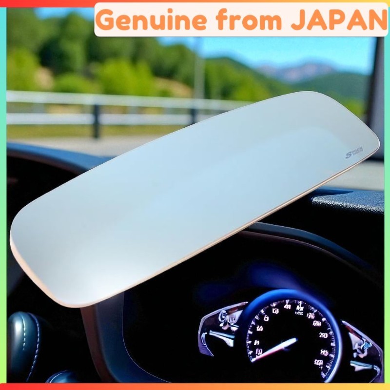 Spoon Sports Blue Wide Rearview Mirror for Honda Fit / S660 / Civic / Accord / Freed 76400-BRM-000