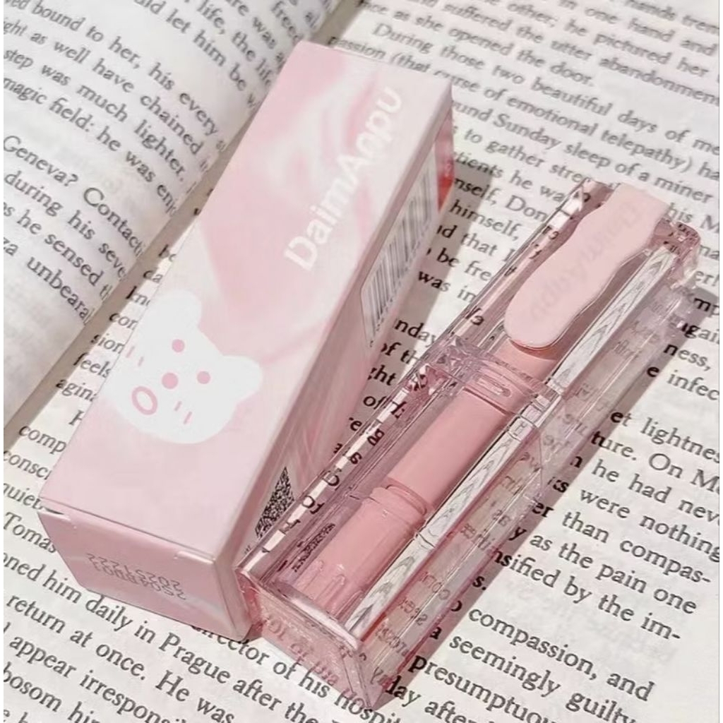 🔥ขายส่ง🔥ลิปน้องหมี(น้องจะมี2แบบตามรูปนะคะ)คละสี(ตำหนิลิปหัวชนฝานิดหน่อยไม่มีผลต่อการใช้งาน)